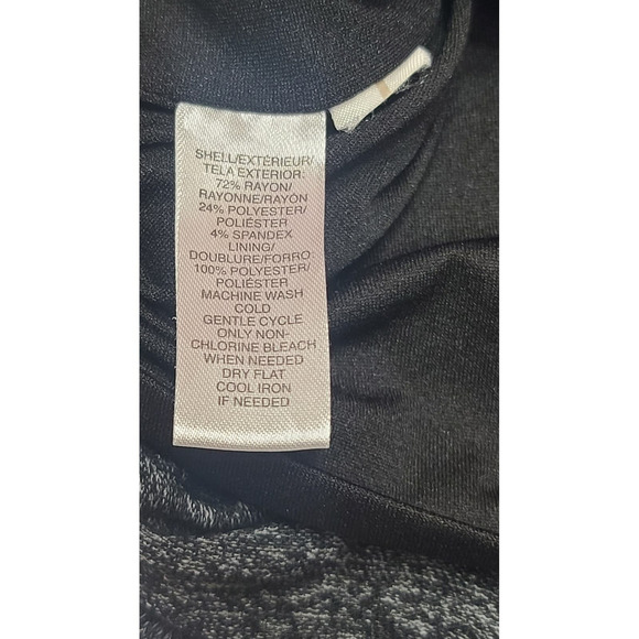 Ann Taylor LOFT grey knit small petite long sleeve dress - Picture 8 of 9